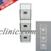 Wall File Holder Organizer Papers 3 Pocket Metal Office Hanging Rack Mount Home 802299154293  142899223910